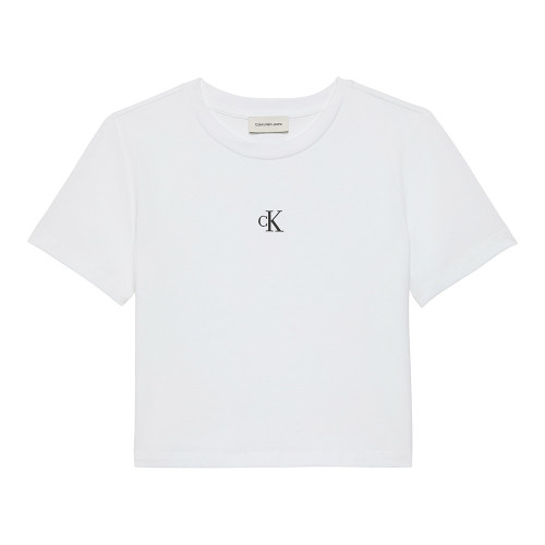 Calvin Klein Γυναικεία κοντομάνικη μπλούζα Monogram crop top